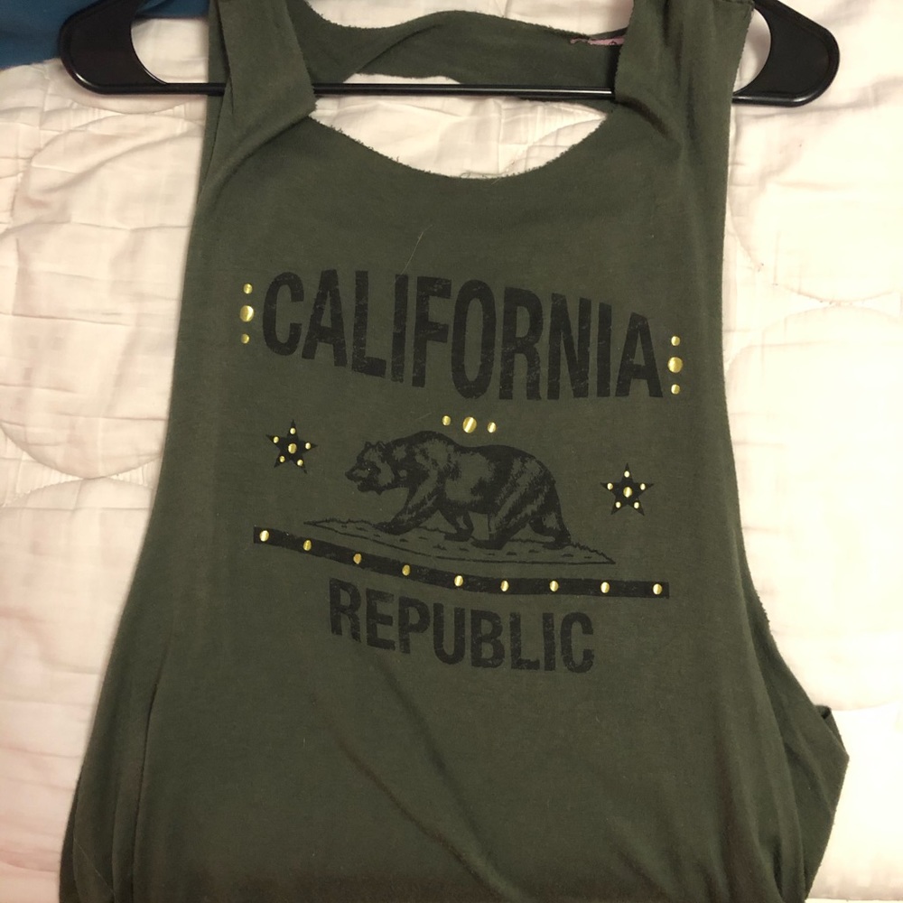Charlotte Russe cut off tank top